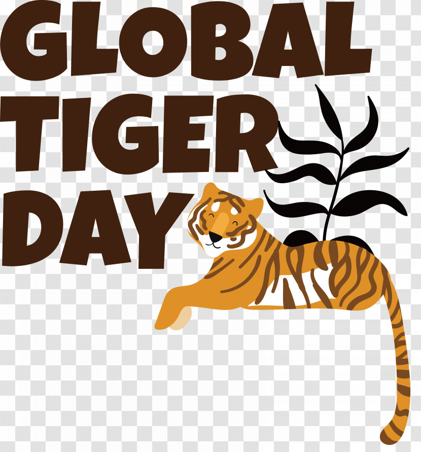 Cat Tiger Small Cartoon Logo Transparent PNG