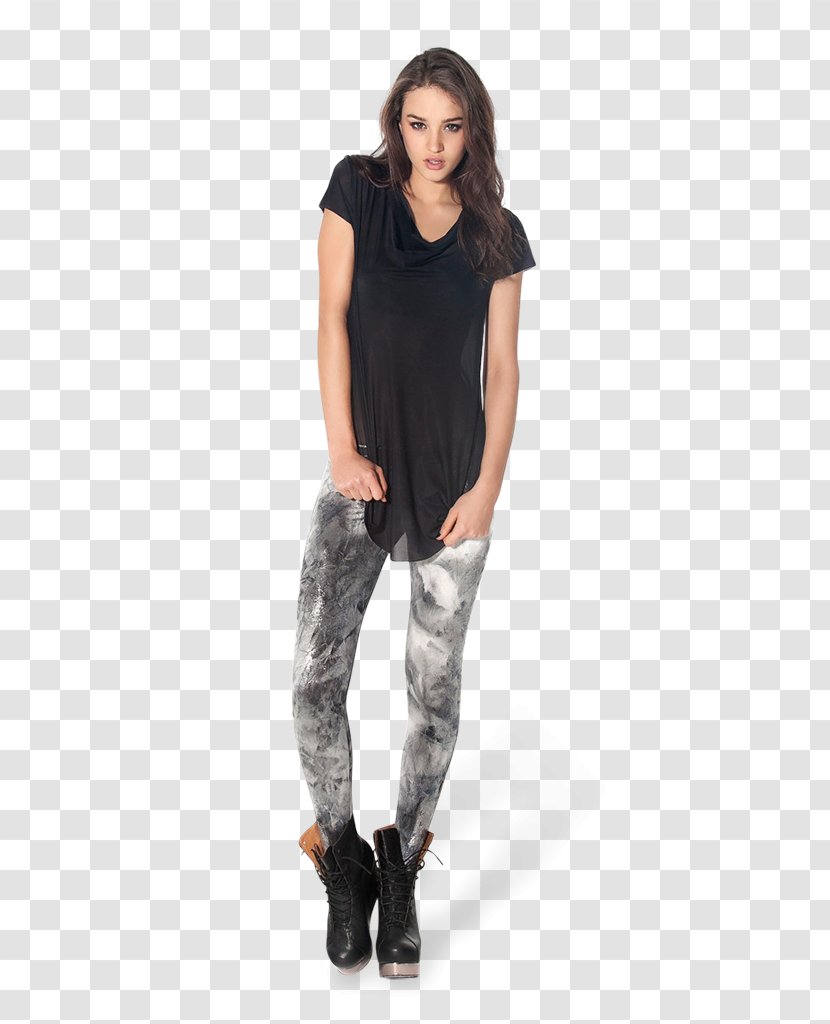Leggings Shoulder Jeans Sleeve - Paint Silver Transparent PNG