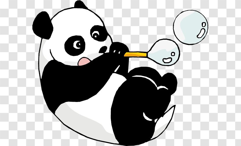 Giant Panda Bear Cartoon - Sticker - Cartoons Transparent PNG
