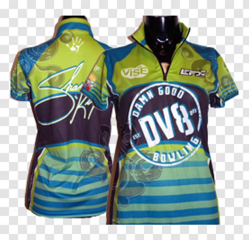 Jersey T-shirt Clothing Sleeve - Hawaiian Bowling Shirts Transparent PNG