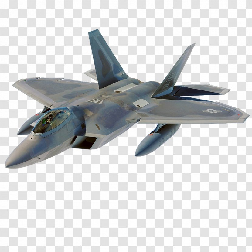 Lockheed Martin F-22 Raptor Airplane Elmendorf Air Force Base Fighter Aircraft Military - United States - Planes Transparent PNG