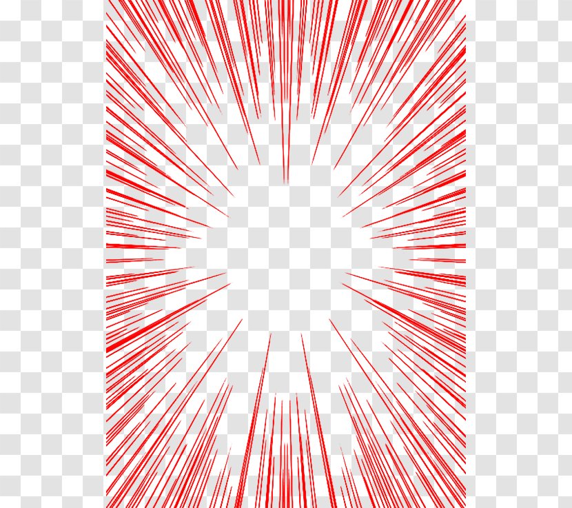 Red Explosion - Line Transparent PNG
