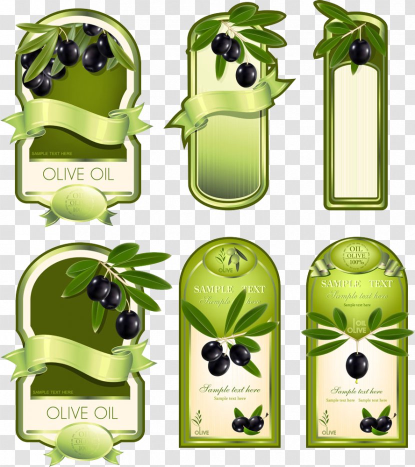 Olive Oil Lecsxf3 Label - Bottle - Signs Collection Transparent PNG