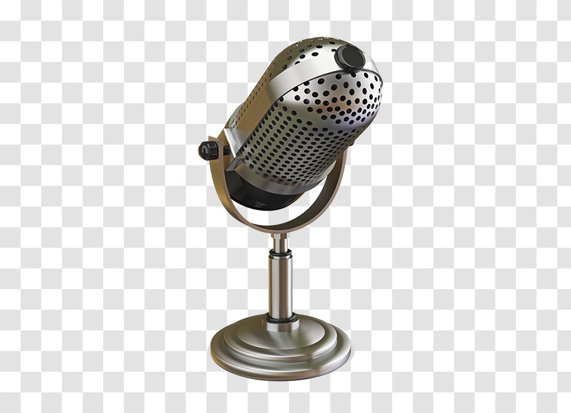 Microphone Cartoon - Wireless - Stand Technology Transparent PNG