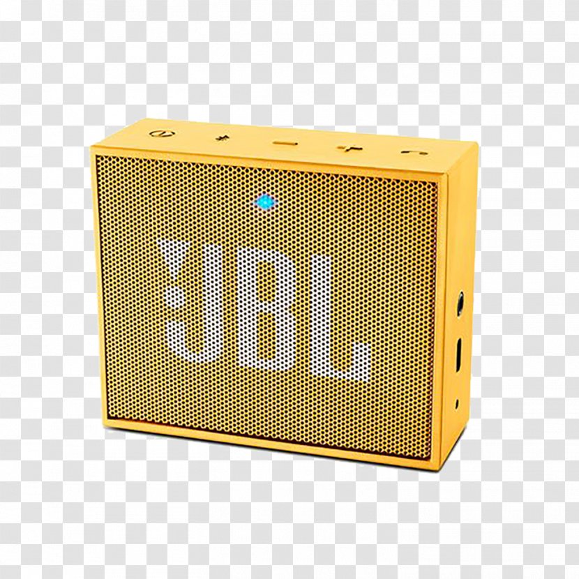 JBL Go Loudspeaker Wireless Speaker Yellow - Enclosure - Ubl Logo Transparent PNG