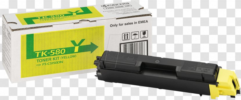 Kyocera 1T02JZAEU0 Original TK865Y Yellow Toner Cartridge Electronics - Ink - Printer Transparent PNG