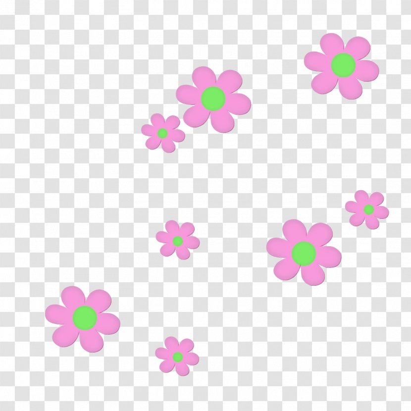 Pink Pattern Flower Plant Clip Art - Paint - Wildflower Petal Transparent PNG