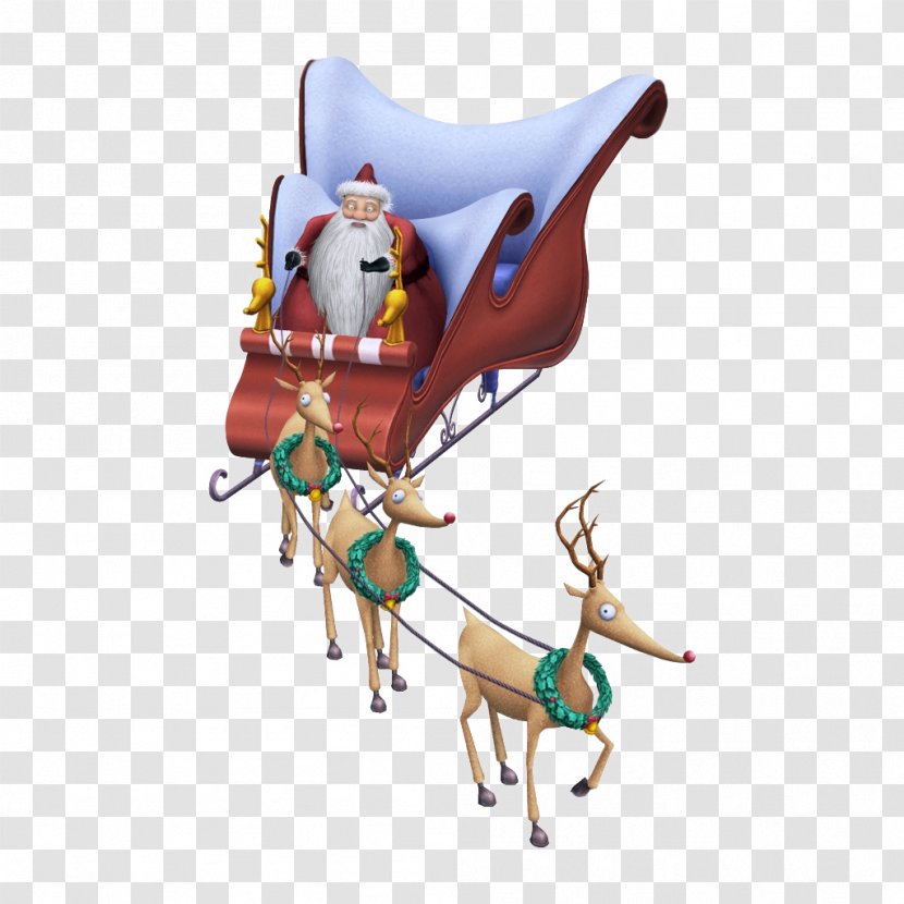 Kingdom Hearts II Hearts: Chain Of Memories Reindeer Santa Claus Transparent PNG