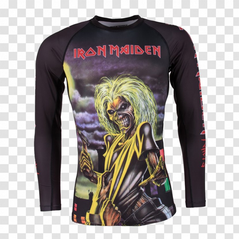 Iron Maiden Killers T-shirt Heavy Metal Piece Of Mind - Number The Beast Transparent PNG