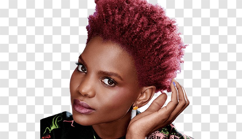 Human Hair Color Black Coloring - Afro Transparent PNG