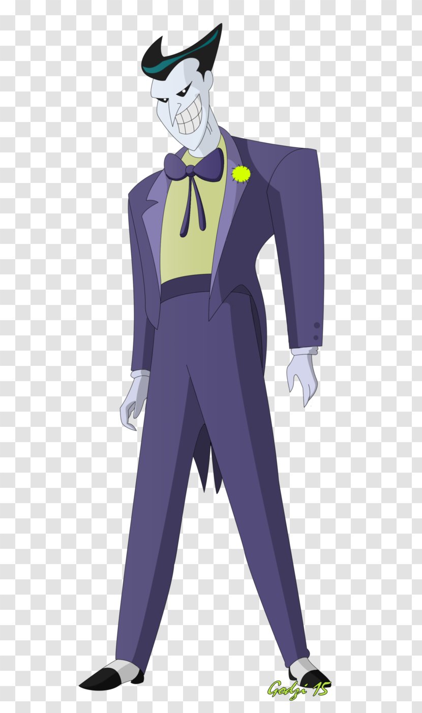 Joker Costume Design Cartoon - New Batman Adventures Transparent PNG