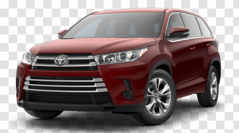 2018 Toyota Highlander Hybrid Limited Platinum Sport Utility Vehicle Car Transparent PNG