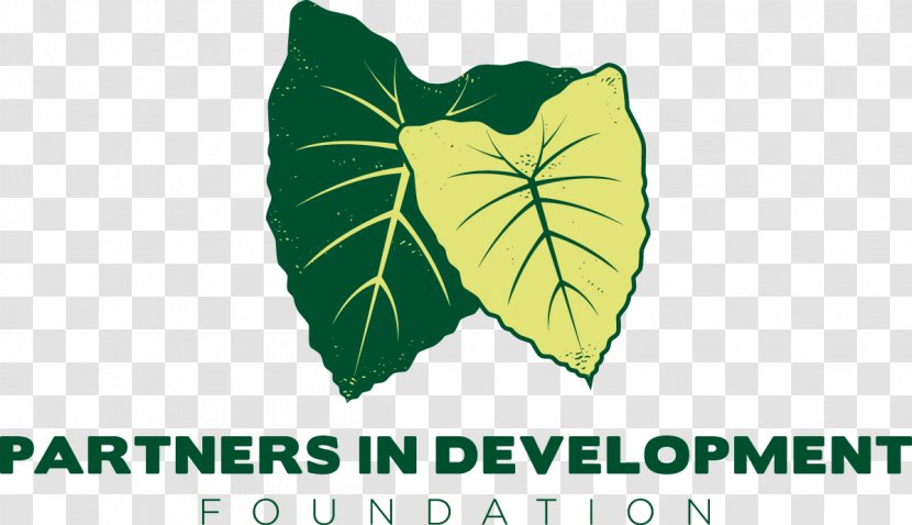 Partners In Development Foundation Logo Brand Font - Leaf - Hawaiian Islands Transparent PNG