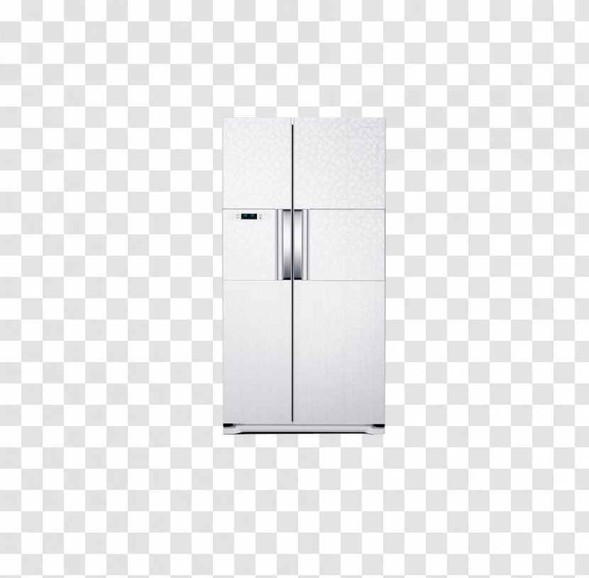 Tile Floor Plumbing Fixture Pattern - Double-door Refrigerator Transparent PNG