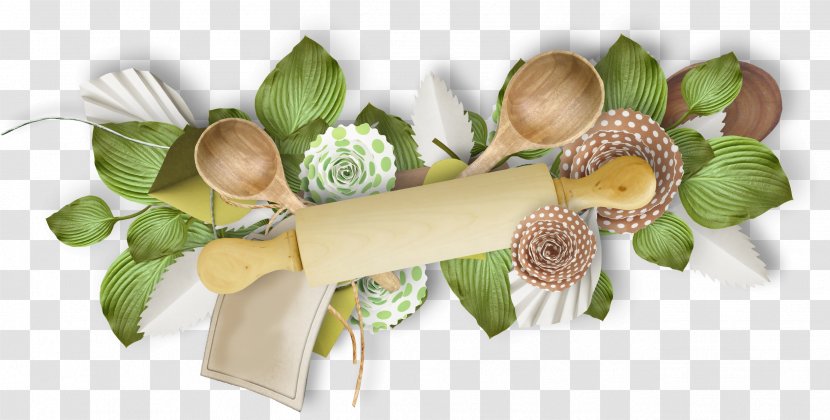 Clip Art - Floristry - Foliage Wooden Spoon Transparent PNG