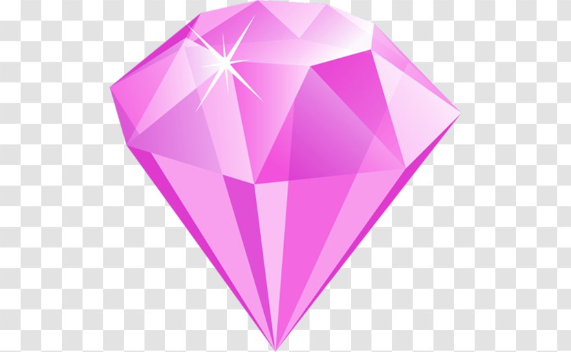 Pink M Line Triangle - Magenta Transparent PNG