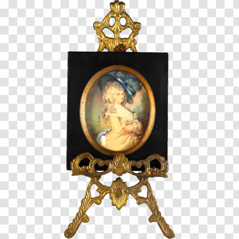 01504 Picture Frames Antique - Brass - Hand-painted Transparent PNG