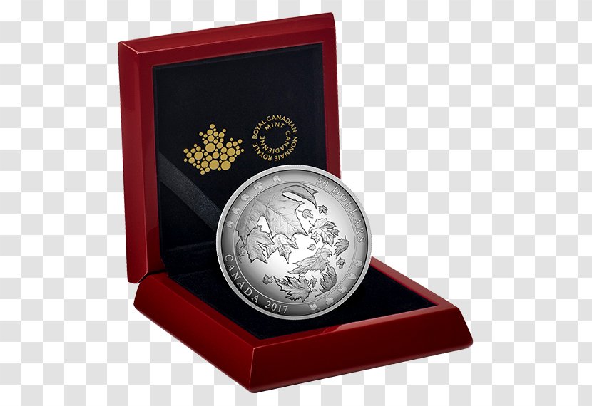 Silver Coin Canada Canadian Gold Maple Leaf - Money Transparent PNG