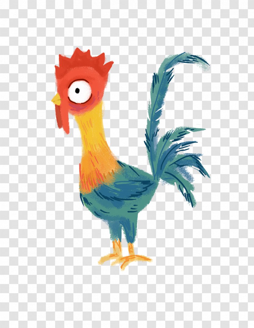 Chicken Hei The Rooster Phasianidae Animation - Moana Transparent PNG