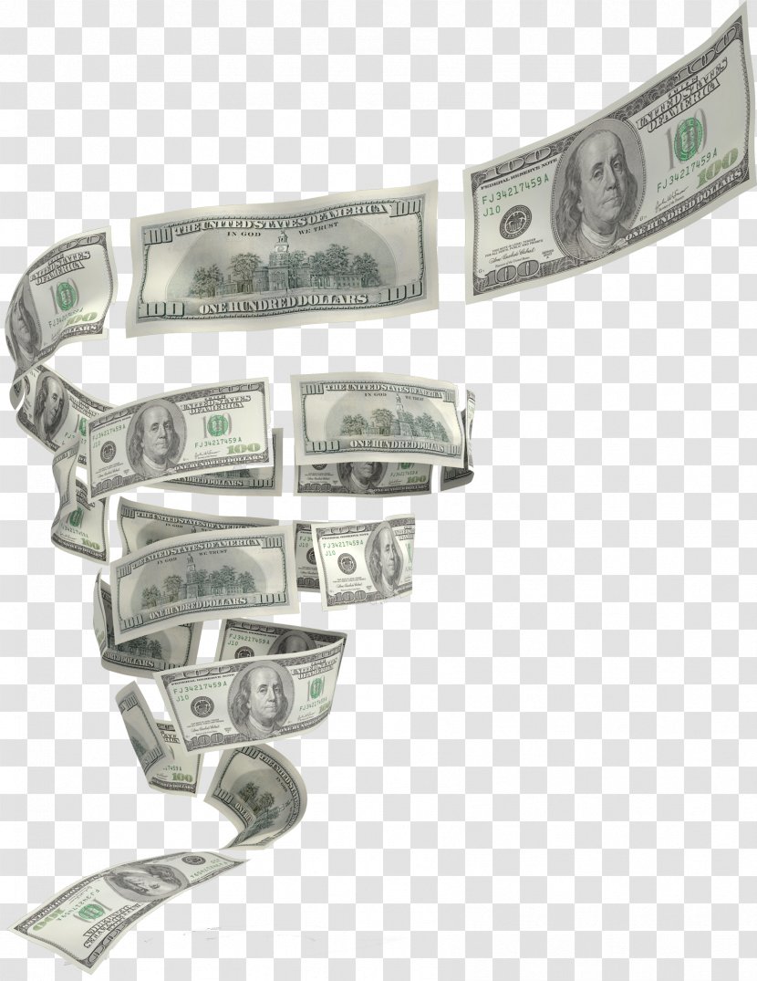 Currency Money United States Dollar Animation - Falling Transparent PNG
