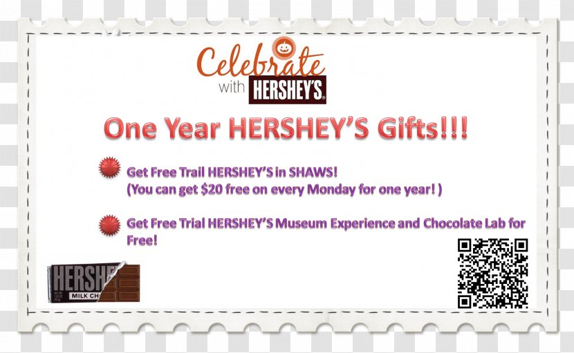 Paper Line The Hershey Company Brand Font - Snacks Promotions Transparent PNG
