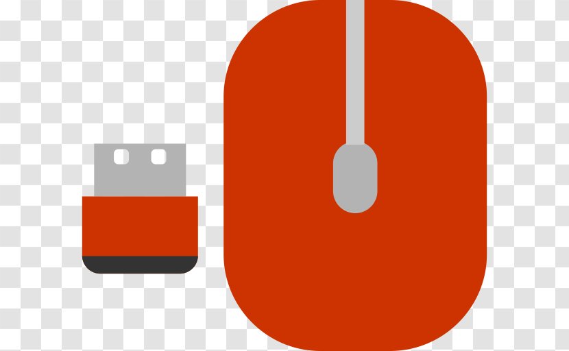 Computer Mouse Pointer - Orange Transparent PNG