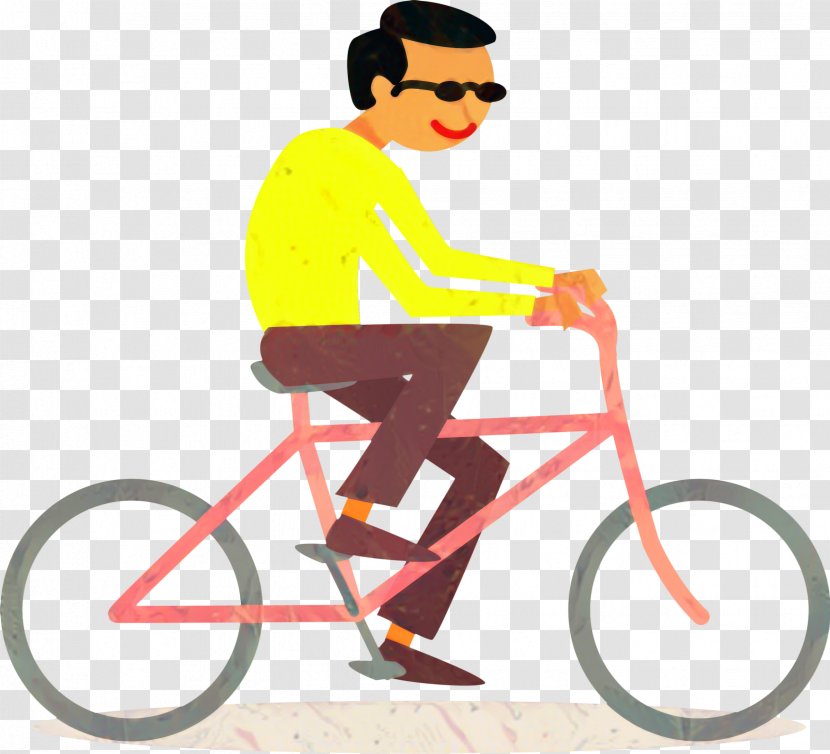 Background Yellow Frame - Sports Equipment - Bicycle Handlebar Bmx Bike Transparent PNG