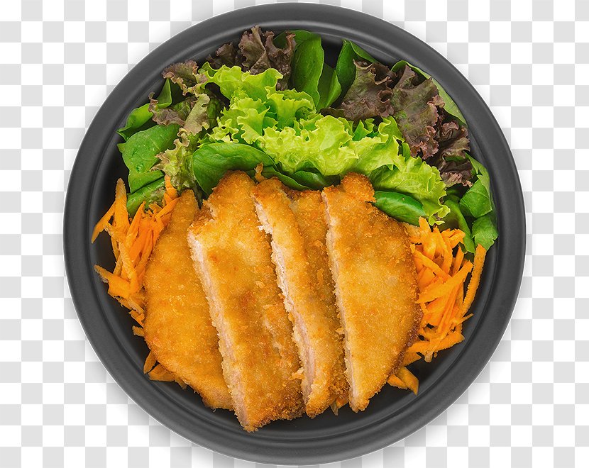 Karaage Tonkatsu Tempura Bento Fried Chicken - Meat Transparent PNG