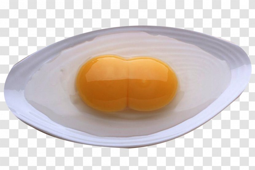 Yolk Orange Egg - Double Yellow Goose Picture Material Transparent PNG