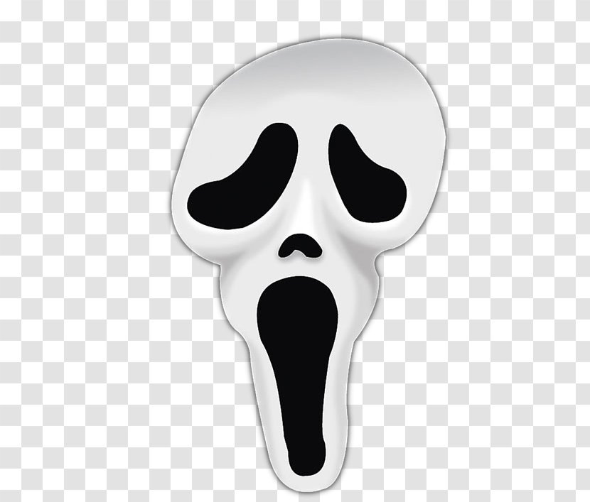 Ghostface The Scream Mask Drawing - Horror Grimace Transparent PNG