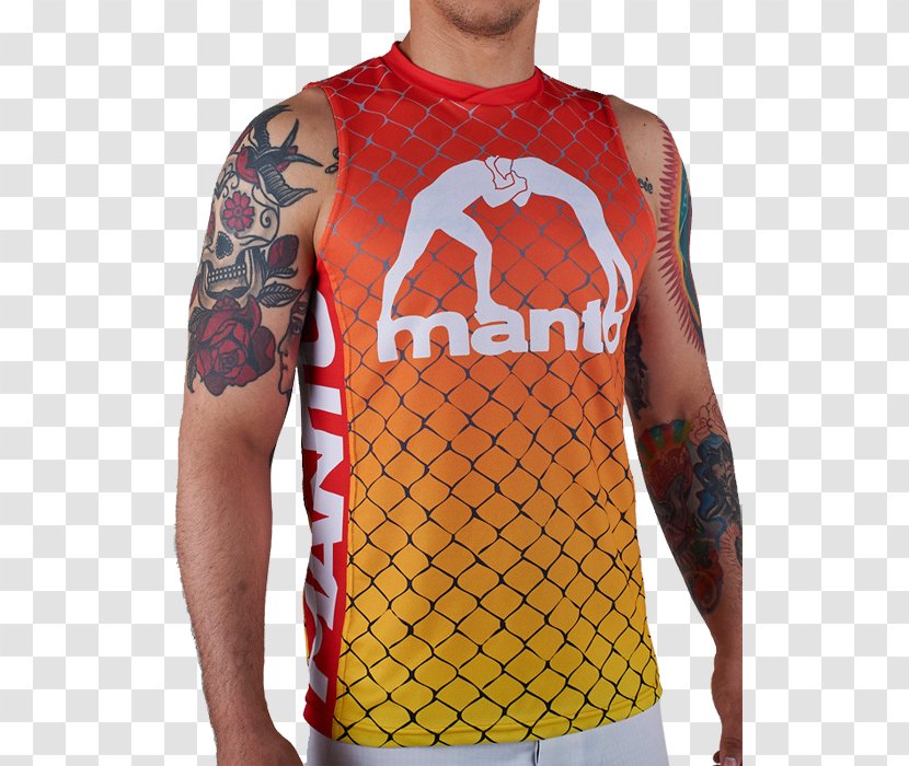T-shirt Sleeveless Shirt Clothing Outerwear - Jersey - Cage Fight Transparent PNG