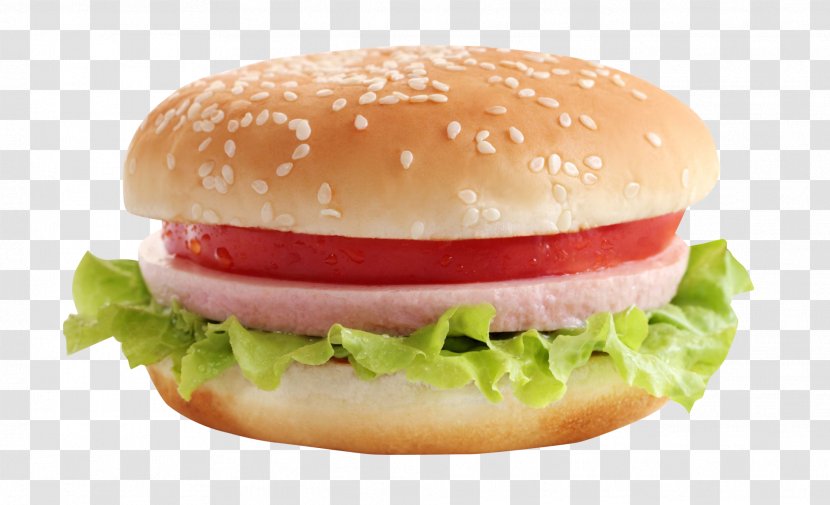 Hamburger Veggie Burger Cheeseburger Fast Food - Ham And Cheese Sandwich Transparent PNG