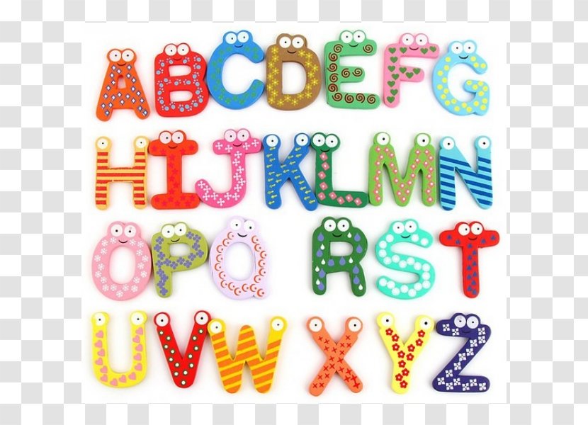 Refrigerator Magnets Educational Toys Child Alphabet Craft - Fashion Accessory Transparent PNG