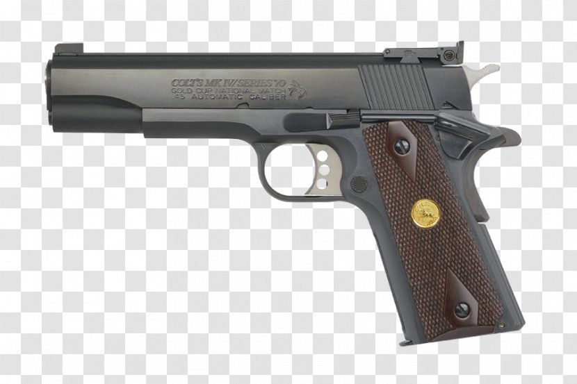 .45 ACP Colt's Manufacturing Company M1911 Pistol Firearm Automatic Colt - Gun Accessory - Handgun Transparent PNG