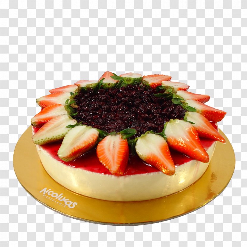 Cheesecake Strawberry Tres Leches Cake Bavarian Cream Dessert - Food Transparent PNG