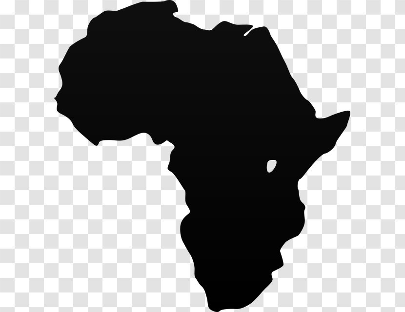 Africa World Map - Monochrome Photography - Saeed Vector Transparent PNG