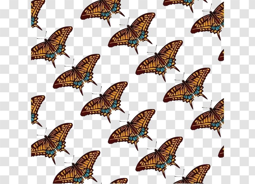 Monarch Butterfly Moth Clip Art - Invertebrate - Jane Background Color Pens Transparent PNG