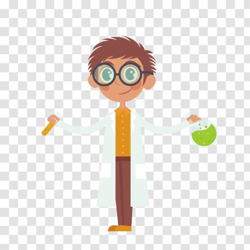 Laboratory Scientist Experiment Science - Illustration Transparent PNG