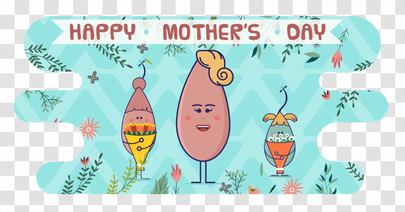 Cartoon Animal Font - Mothers Day Transparent PNG