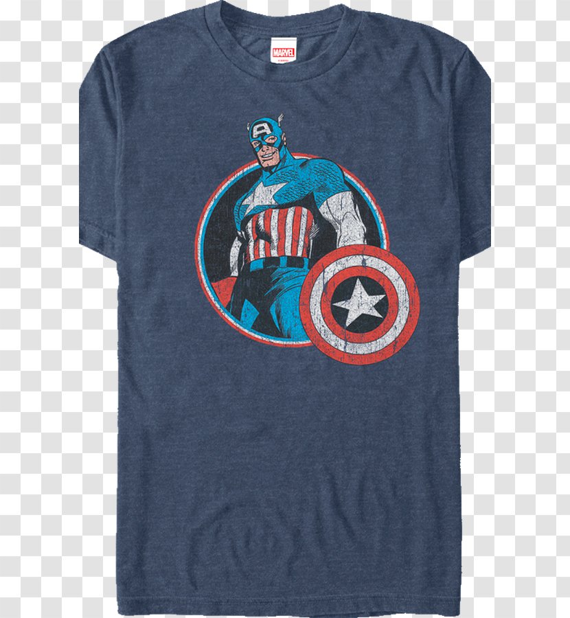 Captain America's Shield T-shirt Marvel Cinematic Universe - America The First Avenger Transparent PNG
