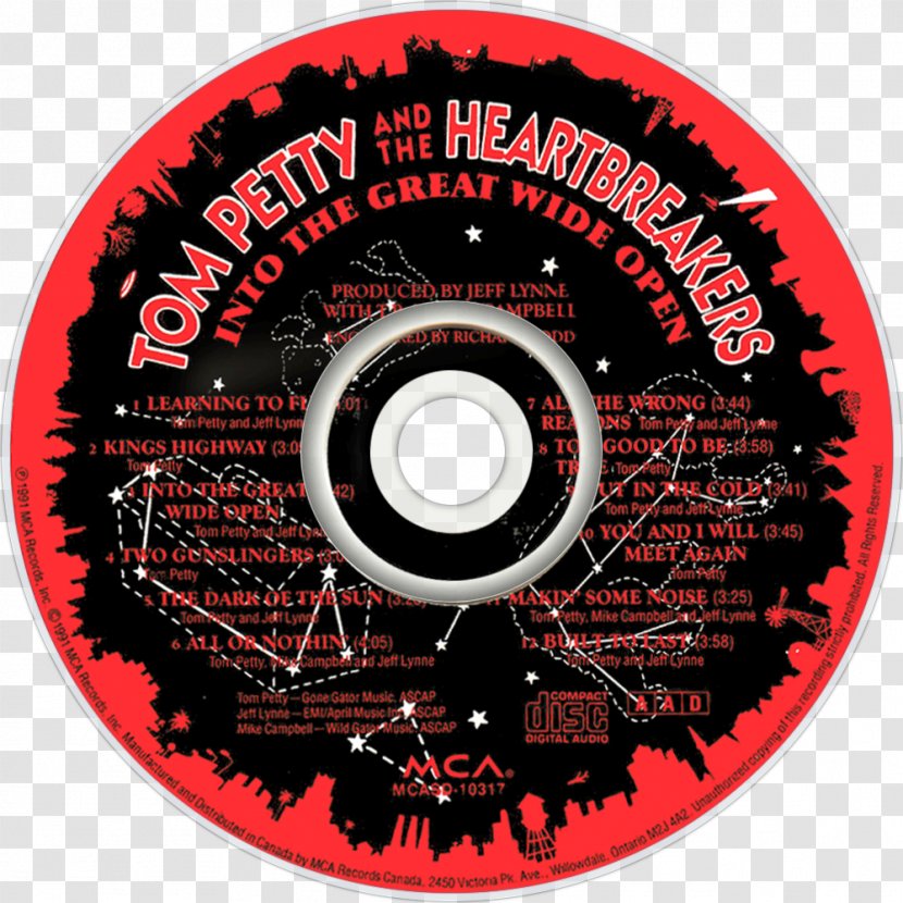 Into The Great Wide Open Compact Disc Tom Petty And Heartbreakers Greatest Hits Album - Tree - Hearthbreakers Transparent PNG