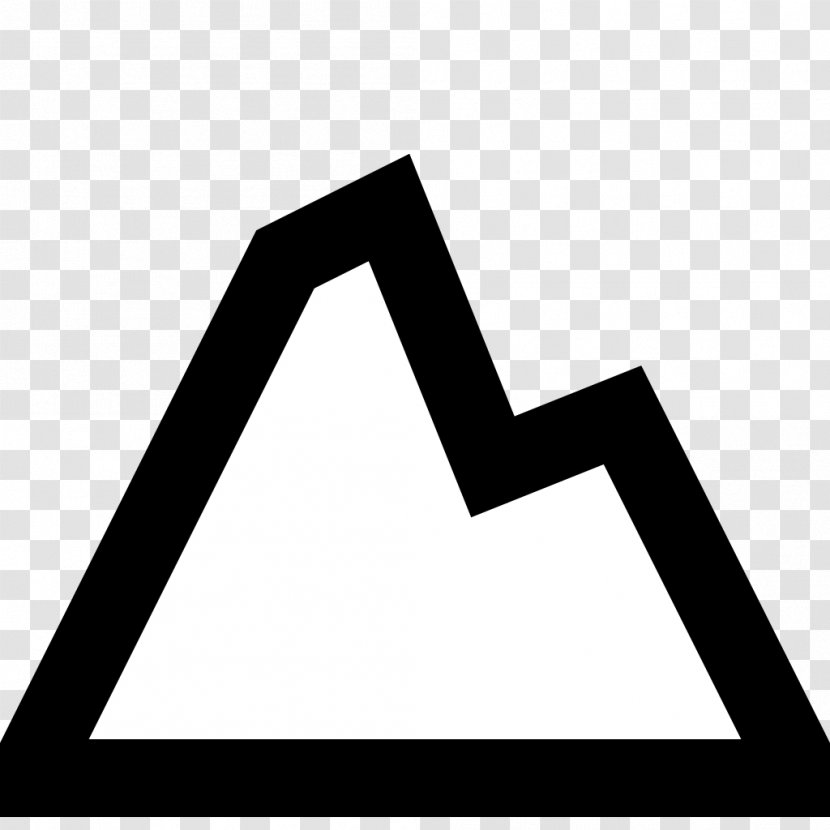 Triangle Product Design Logo Brand - Monochrome Transparent PNG