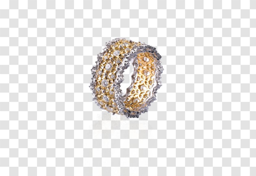Ring Jewellery Diamond Gold Bracelet - Flower Transparent PNG