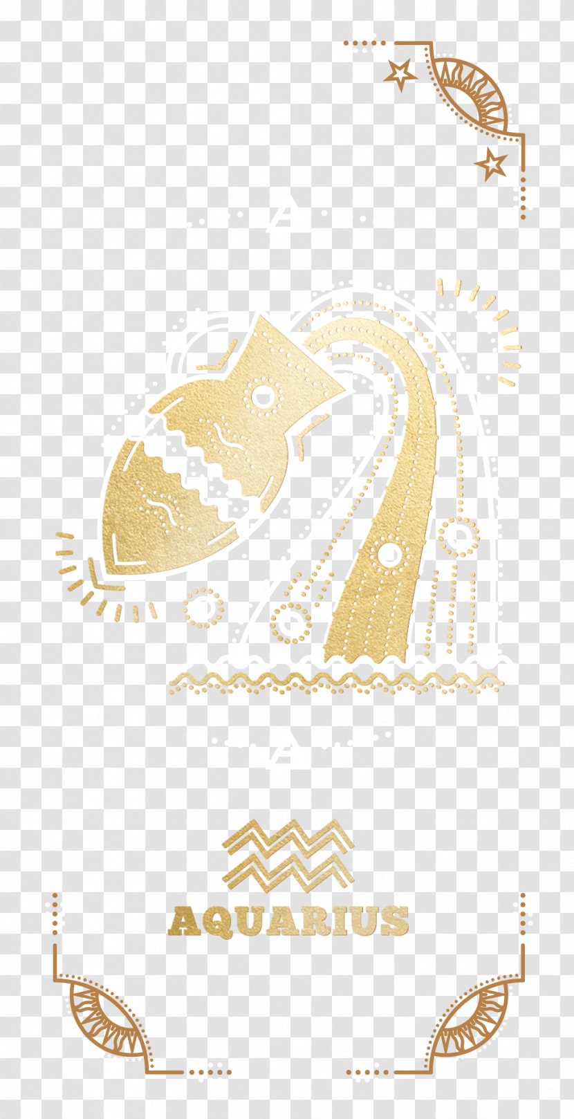 Logo - Calligraphy - Aquarius Transparent PNG