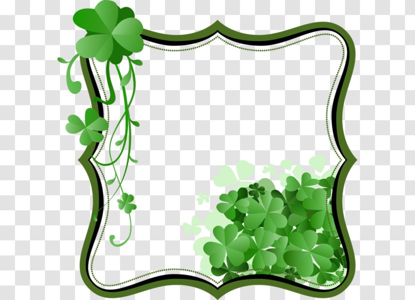 Shamrock Clover Saint Patrick's Day Clip Art - Drawing Transparent PNG