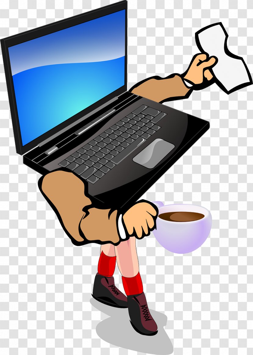 Laptop MacBook Pro Air Clip Art - Hand - Creative Computer People Transparent PNG