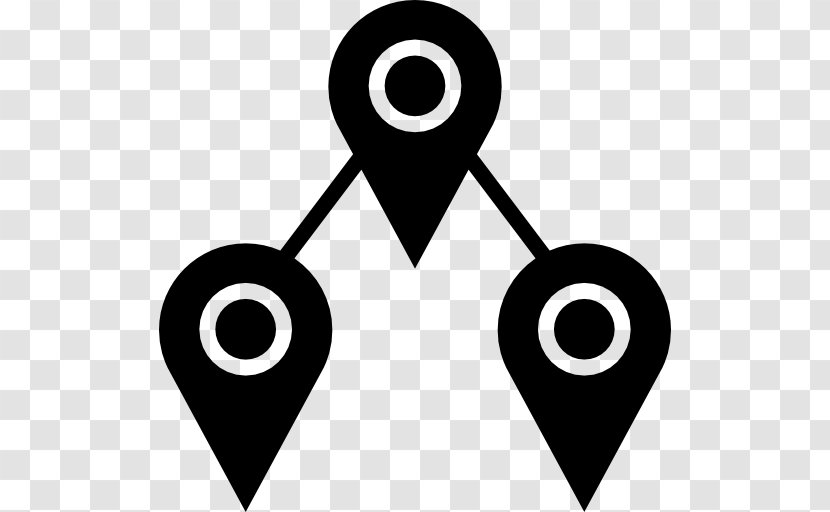 Map - Black And White - Brand Transparent PNG