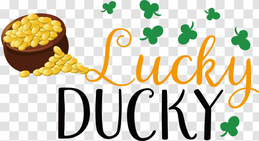 Lucky Ducky Patricks Day Saint Patrick Transparent PNG