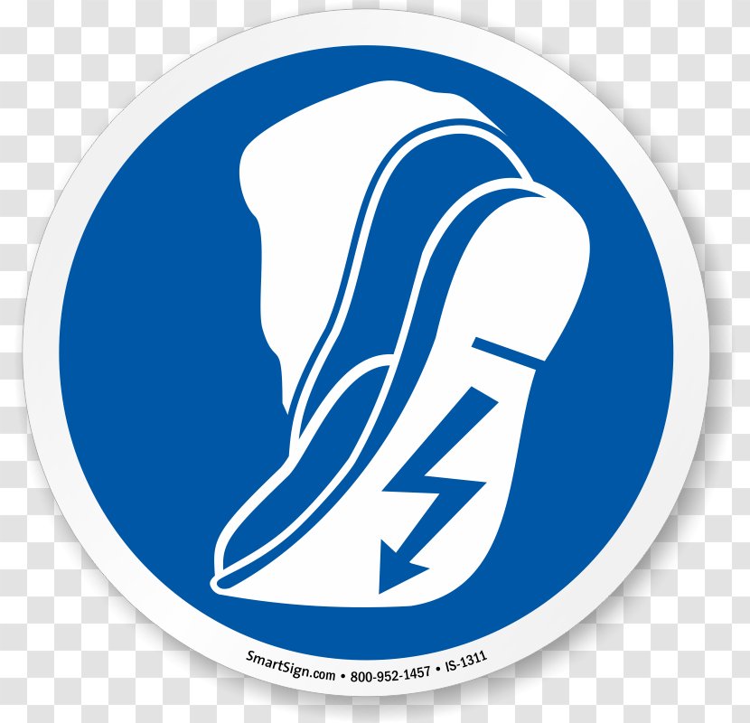 Gebotszeichen Antistatic Agent Device Shoe Signage - Clothing - Blue Fire Hydrant Action Transparent PNG