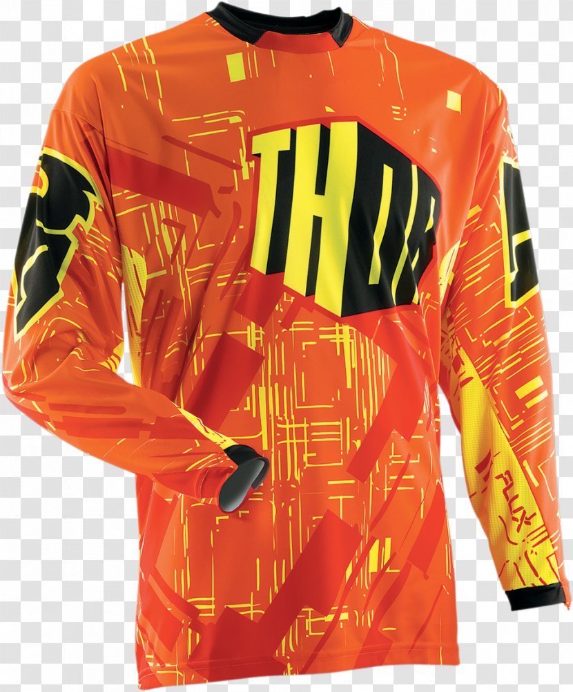 T-shirt Sports Fan Jersey Motorcycle Motocross Sleeve - Yellow Coupon Transparent PNG